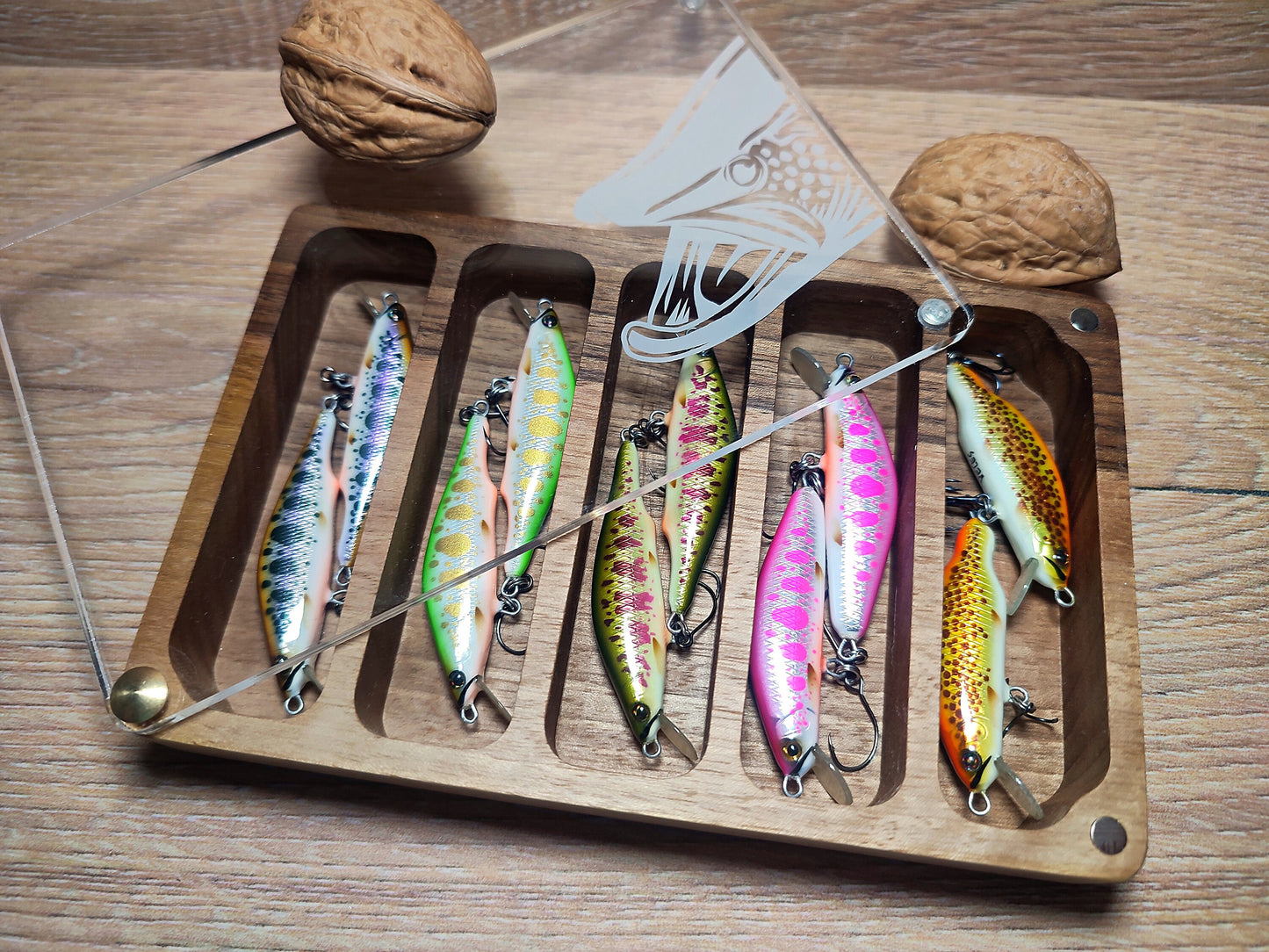 Fishing lure box 5 chambers