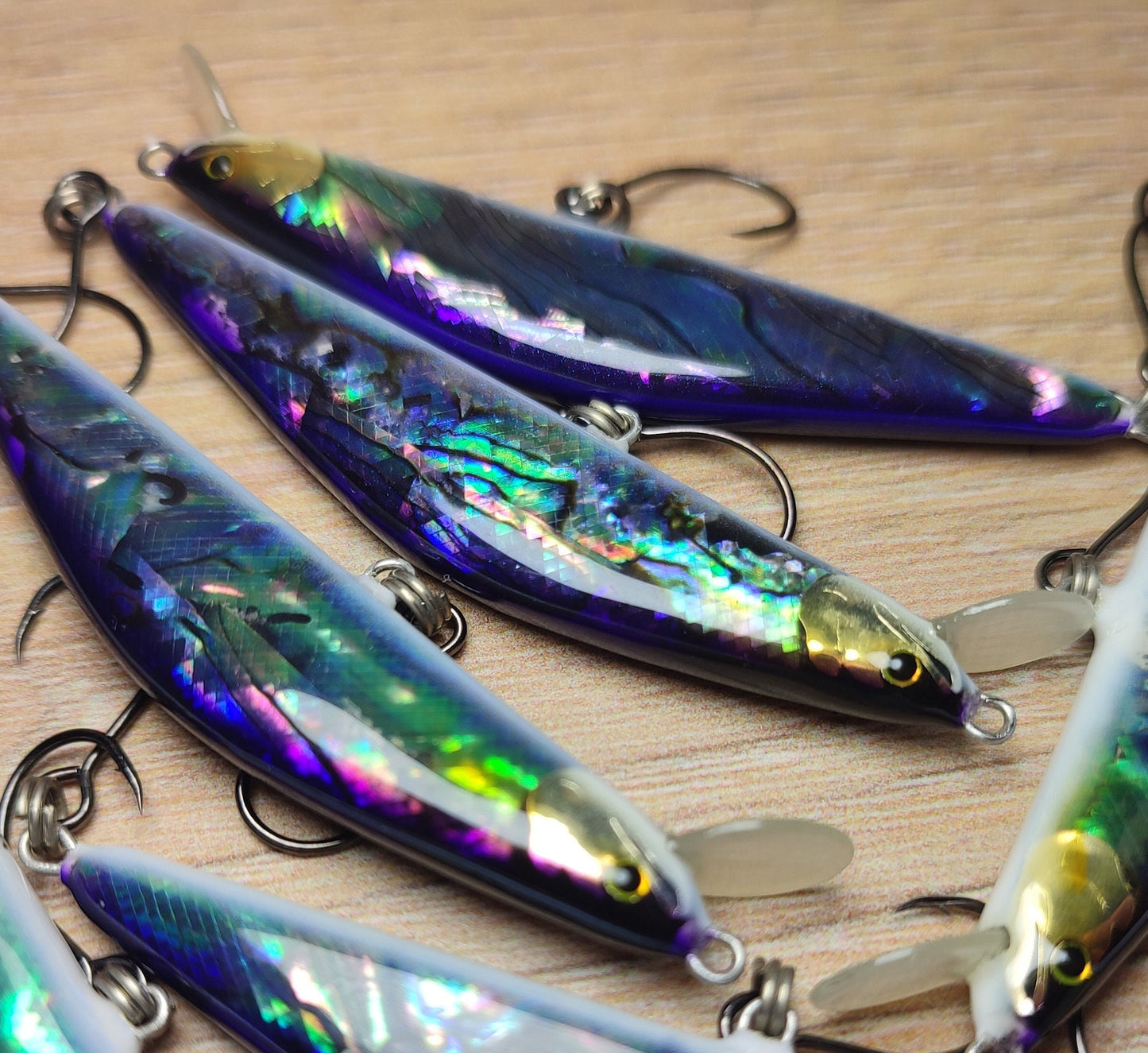 VHL 64mm-6.3gr sinking Abalone shell finish