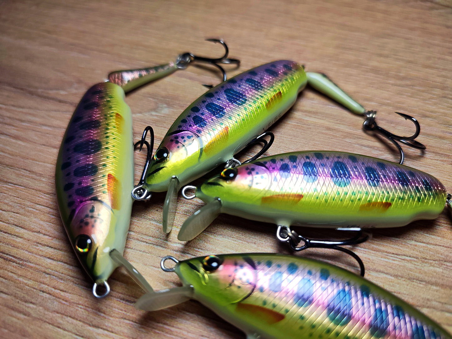 Veles handcrafted lure 80mm-6.5gr floating