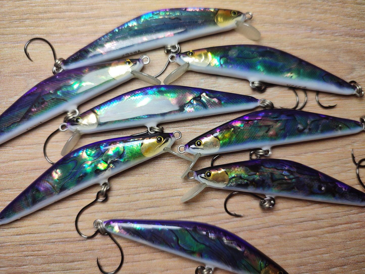VHL 64mm-6.3gr sinking Abalone shell finish