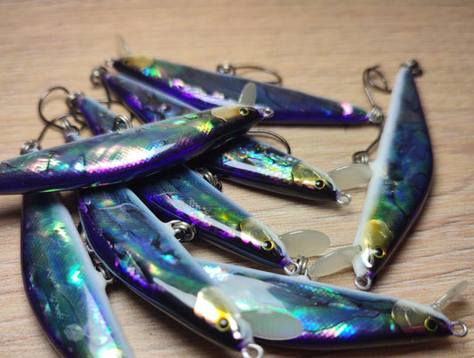 VHL 64mm-6.3gr sinking Abalone shell finish